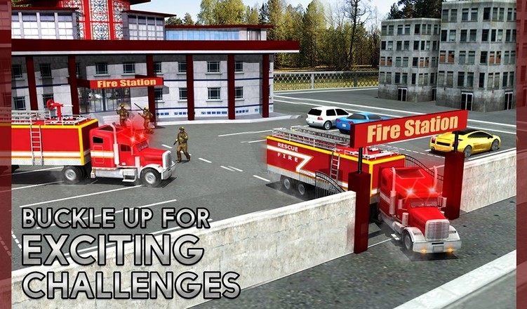 消防救援卡车模拟3D Firefighter Truck截图3
