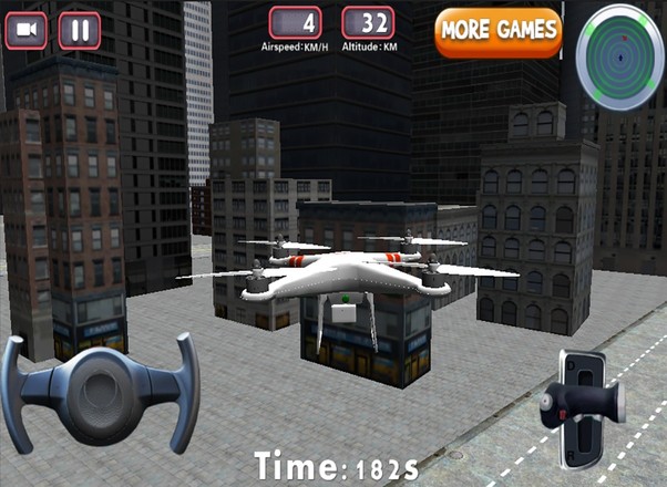 3D无人机飞行模拟器游戏截图1