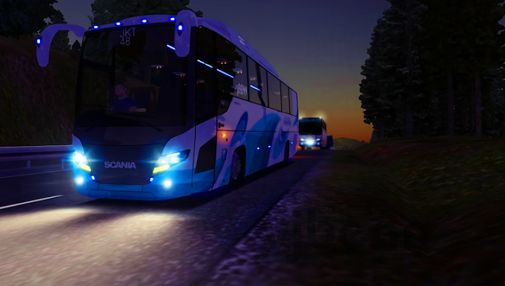 Bus simulator lintas Jawa截图2