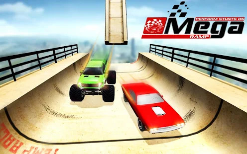 Mega Ramp Car Racing Stunts Ramp Construction截图7