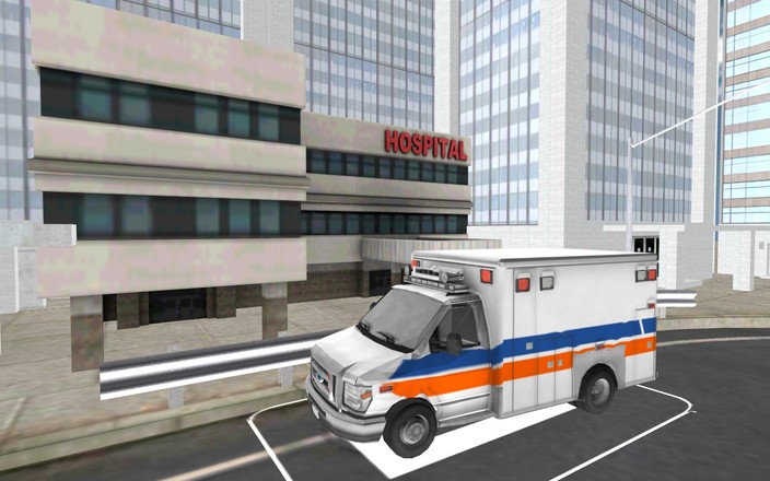 Ambulance Parking 3D截图2