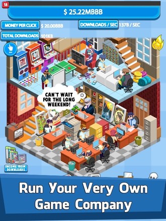 Video Game Tycoon - Idle Clicker & Tap Inc Game截图2