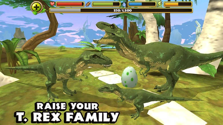 Jurassic Life: T Rex Simulator截图2