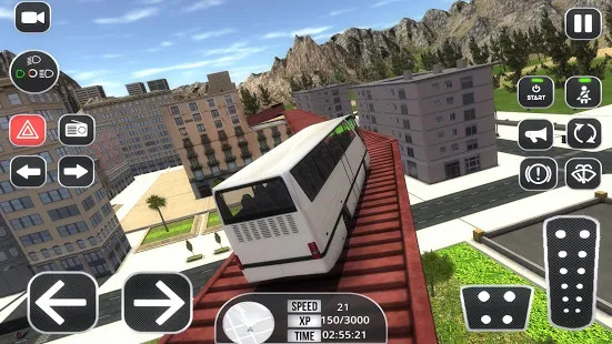 Bus Simulator 2K17 - Coach Bus Driving Parking 3D截图4