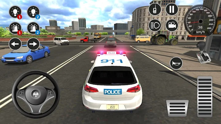Police Car Game Simulation截图3
