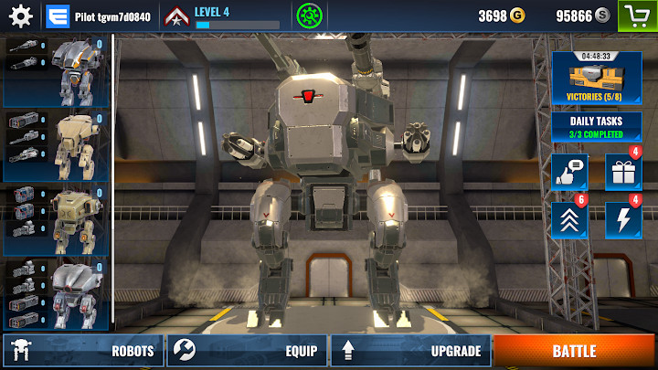 Mech Wars: Multiplayer Robots Battle截图1