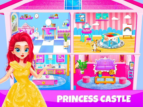 Princess Doll House Decoration截图6