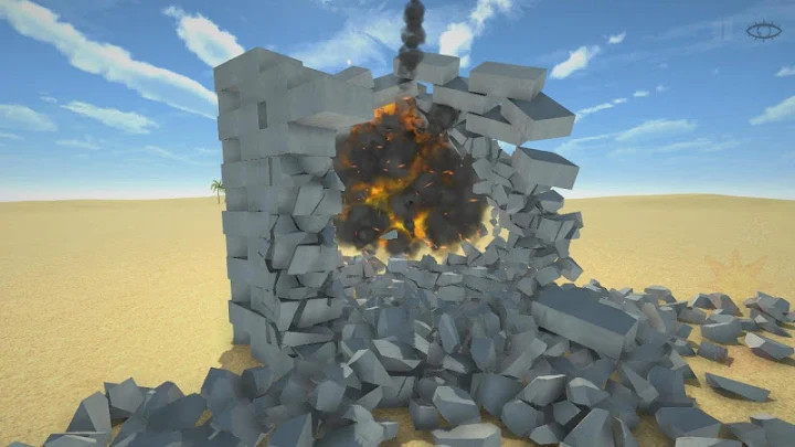 Destruction physics: building demolition sandbox截图2
