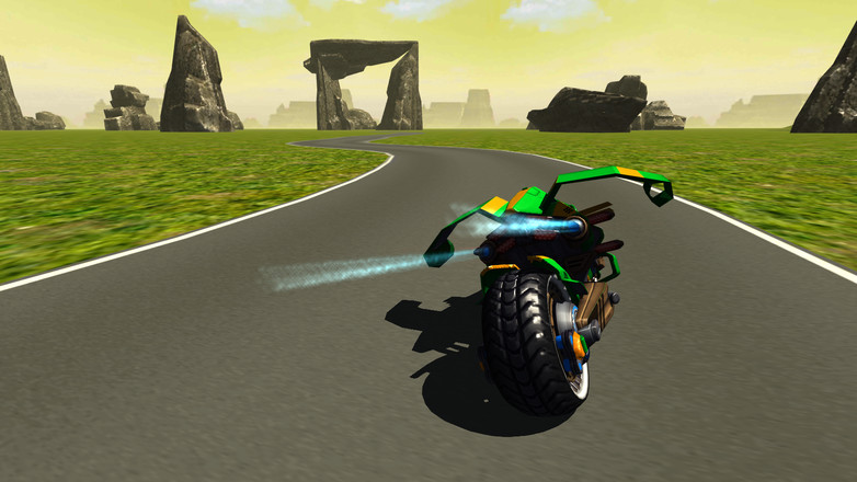 Flying Motorbike Stunt Rider截图3