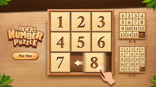 Number Puzzle - Sliding Puzzle截图5