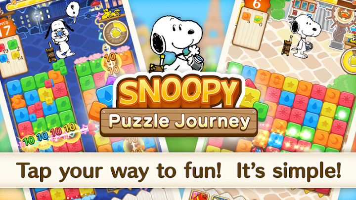 SNOOPY Puzzle Journey截图2