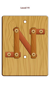 Wood Nuts & Bolts Puzzle截图2