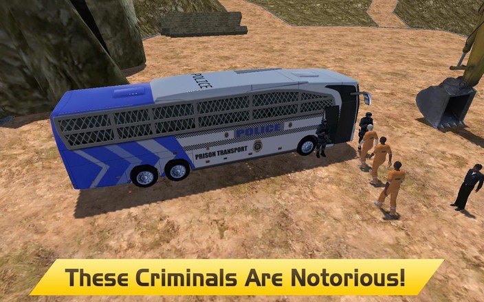 Hill Climb Prison Police Bus截图4