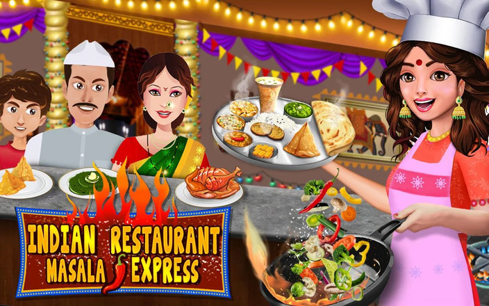 印度食品餐厅厨房故事烹饪游戏截图6