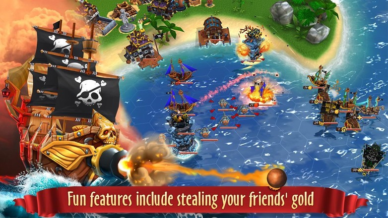 Pirate Battles: Corsairs Bay截图3