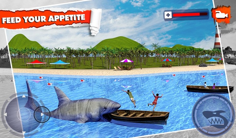 愤怒的鲨鱼模拟3D截图8