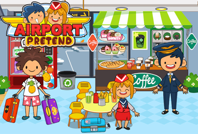My Pretend Airport - Kids Travel Town FREE截图10