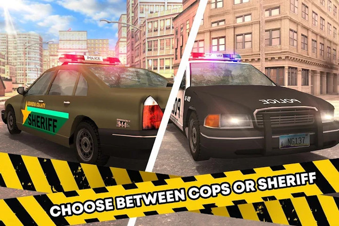 Cop Car Chase ? Police Robber Racing City Crime截图2