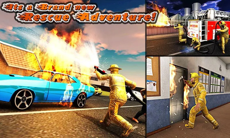 Virtual Firefighter: Family Rescue Hero截图3
