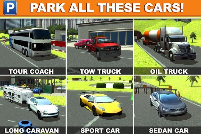 Gas Station Car Parking Game截图1