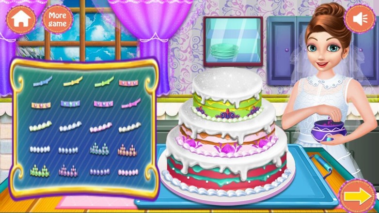 新娘婚礼蛋糕游戏截图4