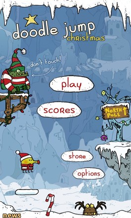 Doodle Jump Christmas Special截图3