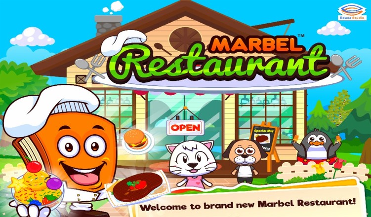 Marbel Restaurant - Kids Games截图1