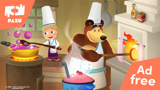 Masha and the Bear Kitchen截图1