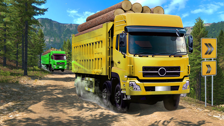 Offroad Logging Cargo Truck Semi Trailer : Hill截图1
