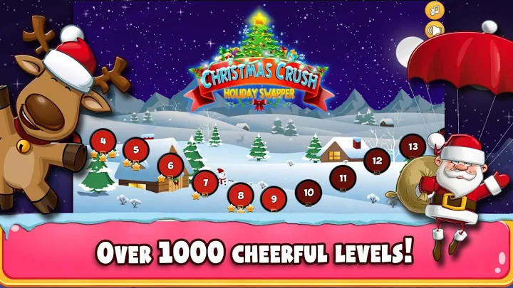Christmas Crush Holiday Swapper Candy Match 3 Game截图6