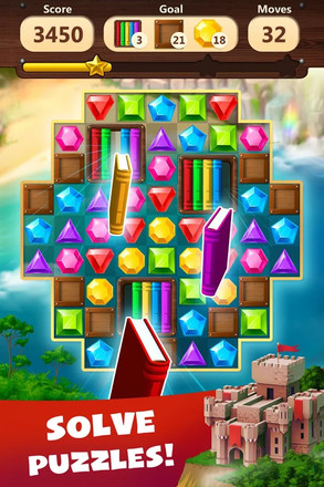 Jewels Planet - Free Match 3 & Puzzle Game截图4