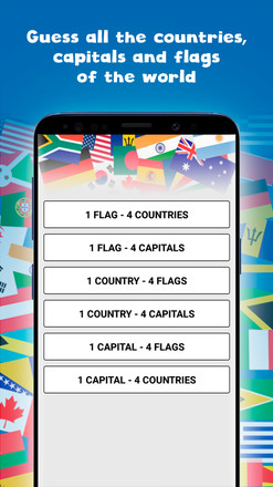 世界各国，首都和国旗截图2