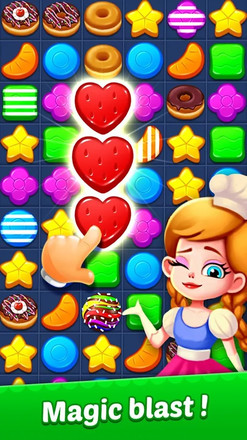 Sweet match 3 puzzle game : Candy holic截图4