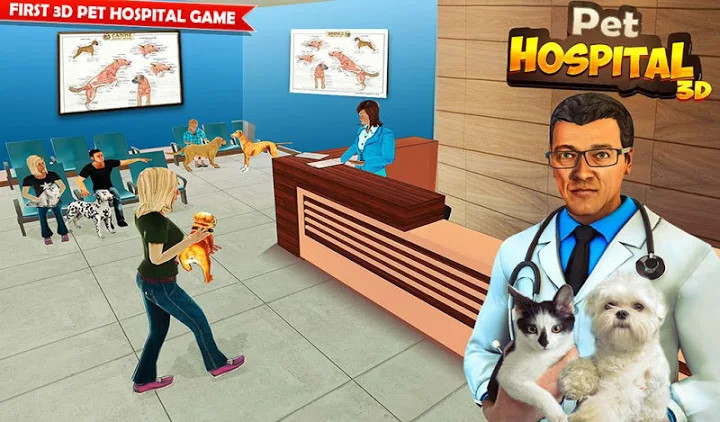 Pet Hospital Vet Clinic Animal Vet Pet Doctor Game截图6