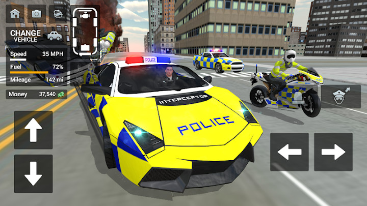 Police Car Driving - Motorbike Riding截图4