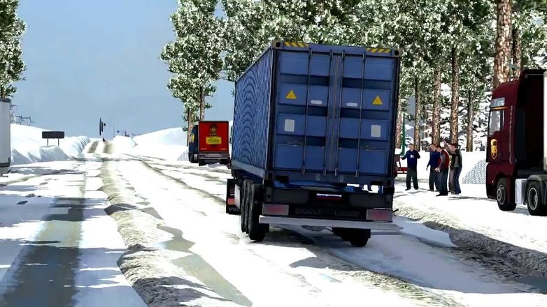 冬季卡车模拟运输截图1