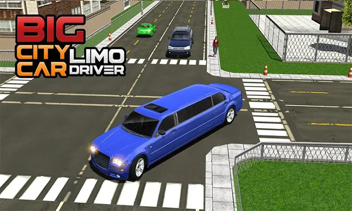 Big City Limo Car Driving Simulator截图2