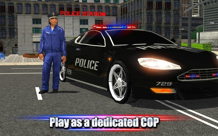 Crime Town Police Car Driver截图3