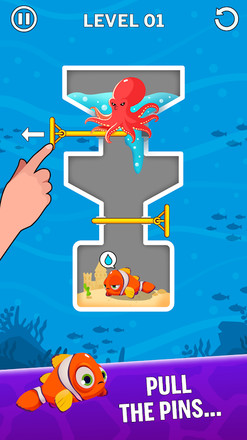 Water Puzzle - Fish Rescue & Pull The Pin截图3