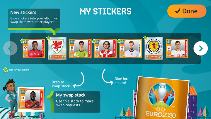 UEFA EURO 2020 Panini Virtual Sticker Album截图2