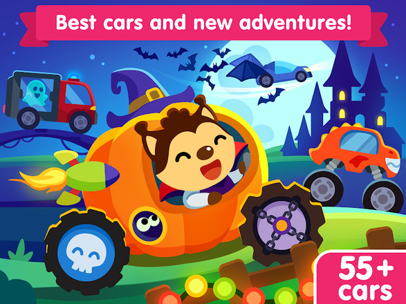Car game for toddlers: kids cars racing games截图1