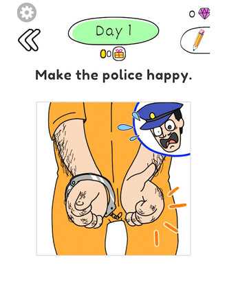 Draw Happy Police截图2