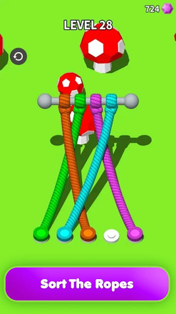 Untangle 3D: Tangle Rope Master - 趣味益智游戏截图3
