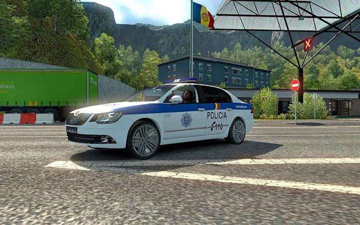 Smart Police Car Parking 3D: PvP Free Car Games截图2