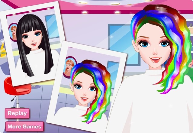 完美的彩虹髮型的美髮師截图1
