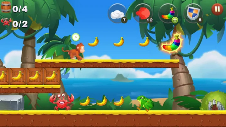 Jungle Monkey Run - Banana Island截图3