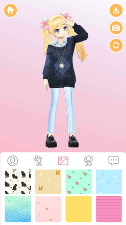 Girl-Styledoll 时尚秀 - 3D Avatar maker截图1