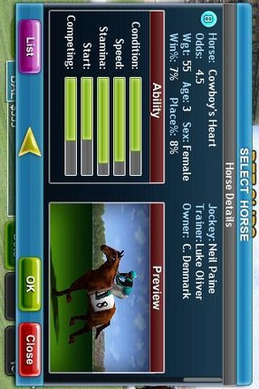 Virtual Horse Racing 3D截图2