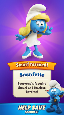 Smurfs Magic Match截图2