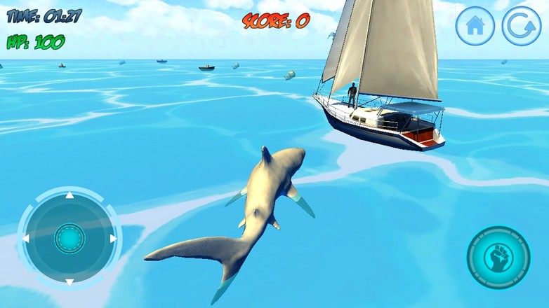 Shark Attack 3D Simulator截图1